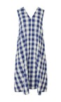 Masai Clothing Medieval Blue MaOrdella Gingham Check Dress  