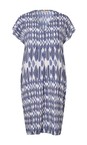 Masai Clothing Medieval Blue MaOdetto Print Dobby Dress  