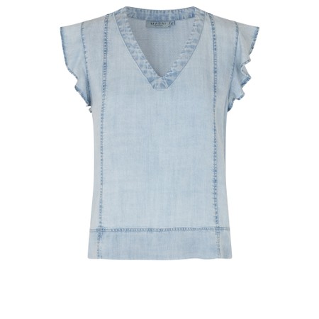 Masai Clothing MaDalali Thin Denim Top - Blue