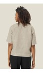 Masai Clothing Natural MaDolorea Natural Solid Linen Top  