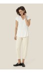 Masai Clothing Cream MaPatti Essential Cream Jersey Trousers  