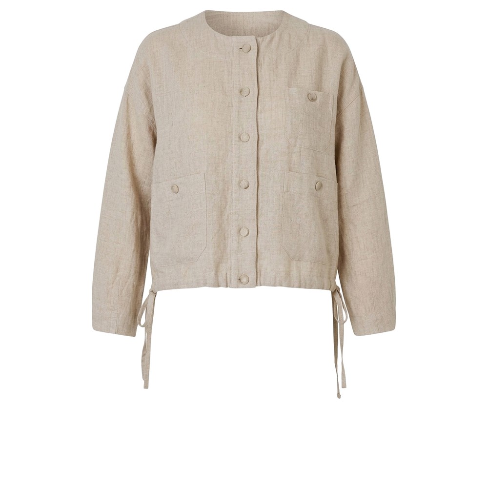 Masai Clothing MaJynthera Natural Solid Line Jacket Natural