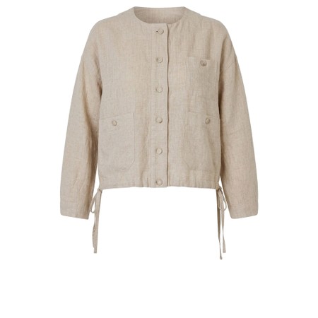 Masai Clothing MaJynthera Natural Solid Line Jacket - Beige