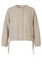Masai Clothing Natural MaJynthera Natural Solid Line Jacket  