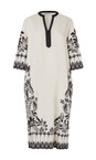 Masai Clothing Black  MaNovalitha Print Dress  
