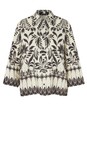 Masai Clothing Black  MaIsolde Print Shirt  