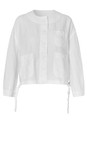Masai Clothing White  MaJynthera White Solid Line Jacket  