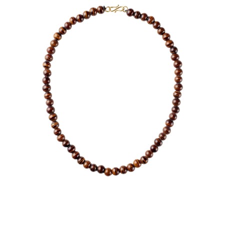 Masai Clothing MaRaleira Stone Necklace - Brown