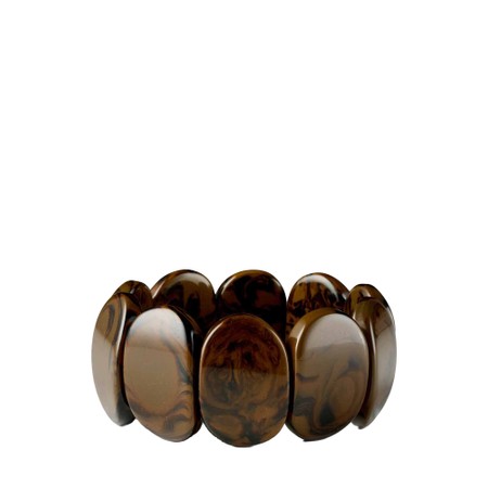 Masai Clothing MaRiorina Resin Bracelet - Brown