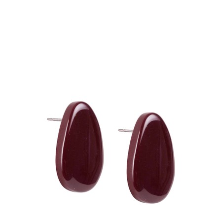 Masai Clothing MaReylina Resin Earrings - Red