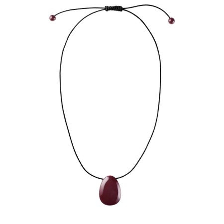 Masai Clothing MaRaenors Resin Necklace - Red