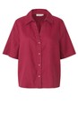 Masai Clothing Beet Red MaIryssa Beet Red Solid Linen Shirt  