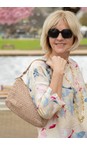 RINO AND PELLE Rosy Brown Dorris Handbag  