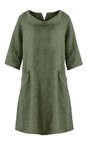 Amazing Woman Khaki Celine Khaki Linen Dress  