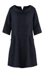 Amazing Woman Navy Celine Navy Linen Dress  