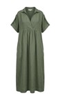 Amazing Woman Khaki Camile Khaki Linen Dress  