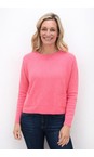 Amazing Woman Summer Pink Jodie Summer Pink Front Pocket Supersoft Knit Jumper  