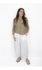 Mama B Cumino Crema L Cumino Plain Knit Cardigan  
