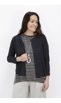Mama B Antracite Crema L Antracite Plain Knit Cardigan  