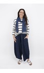 Mama B Blu Pace O Blu Plain Long Barrel Trouser  