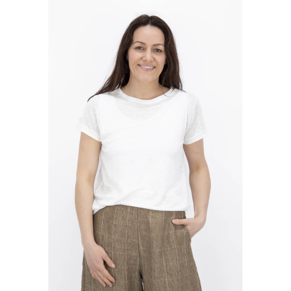 Mama B Meno L Latte Plain Knit Top Latte