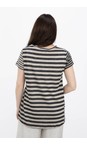 Mama B Antracite Casta Antracite Stripe Knit Top  