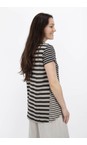 Mama B Antracite Casta Antracite Stripe Knit Top  