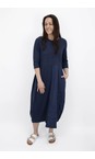 Mama B Blu Denso Blu Contrast Crush Dress  