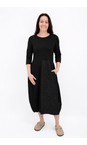 Mama B Nero Denso Nero Contrast Crush Dress  