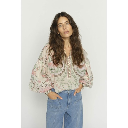 Mos Mosh Wylde Orchid Blouse - Green