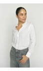Mos Mosh 101 White Artina White Linen Shirt  