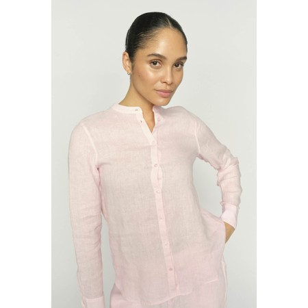 Mos Mosh Artina Ballet Slipper Linen Shirt - Pink