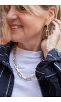 Eliza Gracious Gold Oblong Gold Hoop Earring  