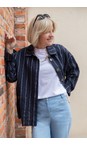 Chalk Navy Kath Navy Stripe Jacket  