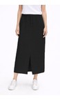 Amazing Woman Black  Odie Black Linen Skirt  