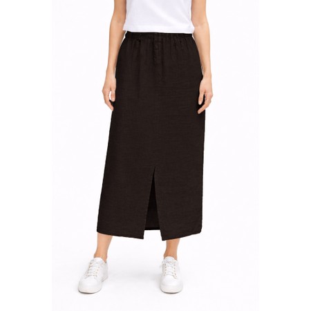 Amazing Woman Odie Choko Linen Skirt - Multicoloured