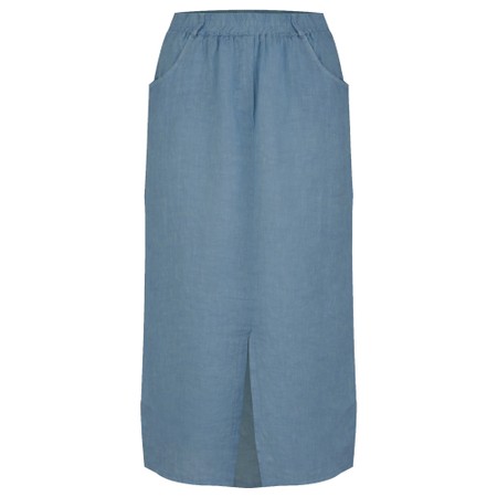 Amazing Woman Odie Denim Linen Skirt - Blue