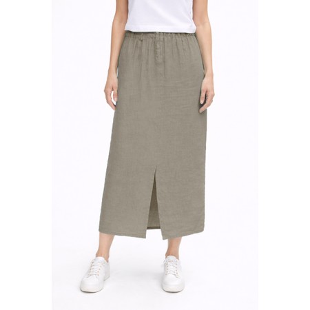Amazing Woman Odie Fango Linen Skirt - Brown