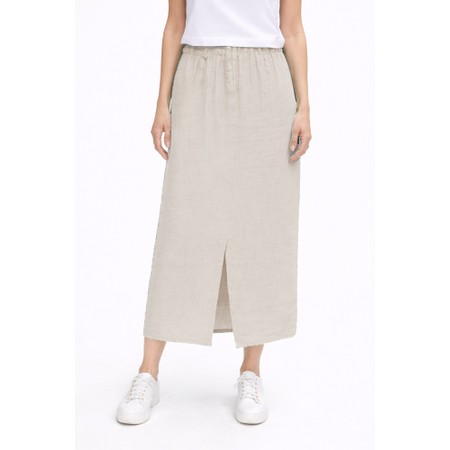Amazing Woman Odie Natural Linen Skirt - Beige