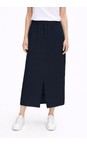 Amazing Woman Navy Odie Navy Linen Skirt  