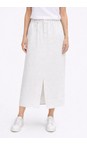 Amazing Woman White  Odie White Linen Skirt  