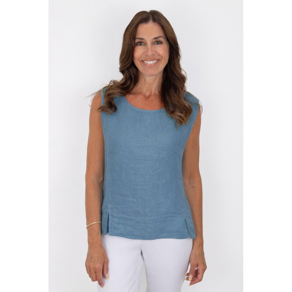 Amazing Woman Lucie Denim Blue Top Denim Blue