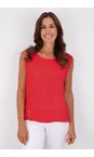Amazing Woman Fragola Lucie Fragola Linen Top  