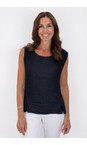 Amazing Woman Navy Blue Lucie Navy Blue Top  