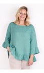 Amazing Woman Agata Julia Agata Linen Frill Top  