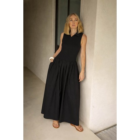 Chalk Tracey Black Dress - Black