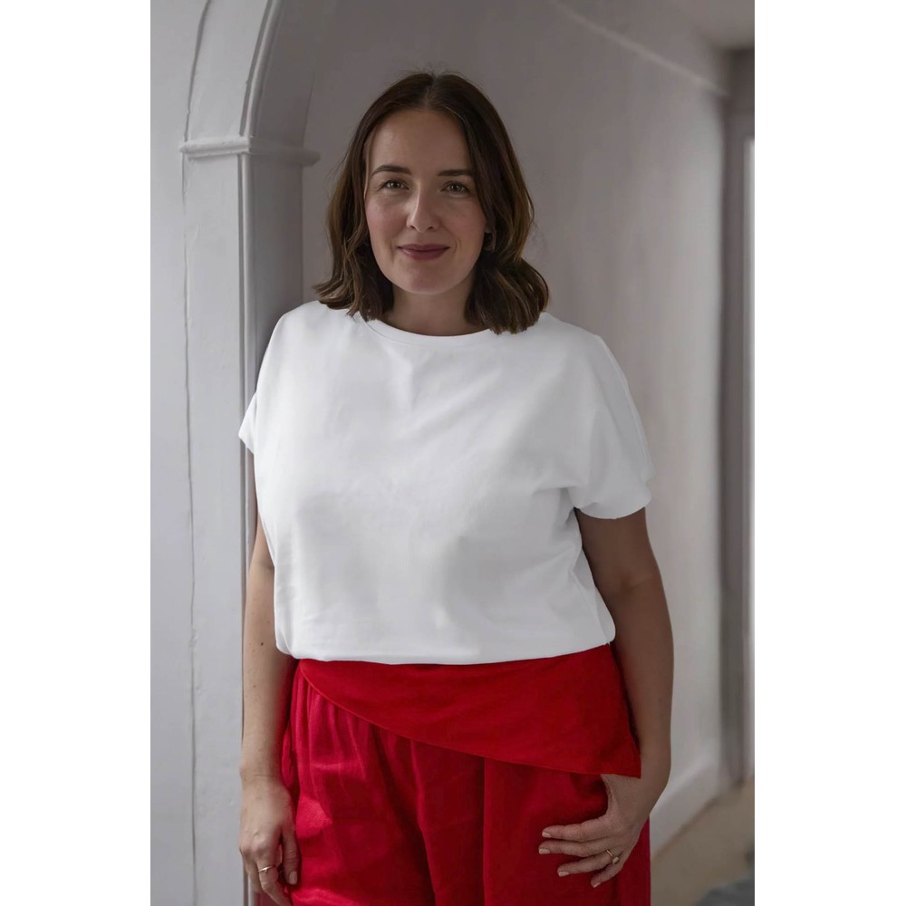 Chalk Wei Plain White Top White 