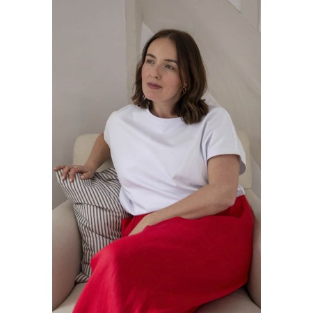 Chalk Wei Plain White Top - White