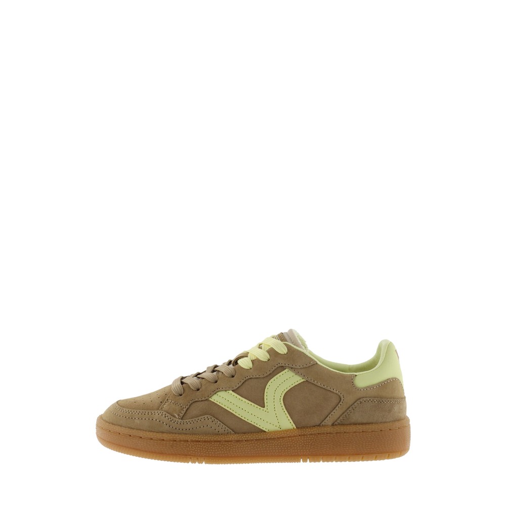 Victoria Shoes Smash Suede V Beige Trainer Shoe Beige