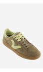 Victoria Shoes Beige Smash Suede V Beige Trainer Shoe  